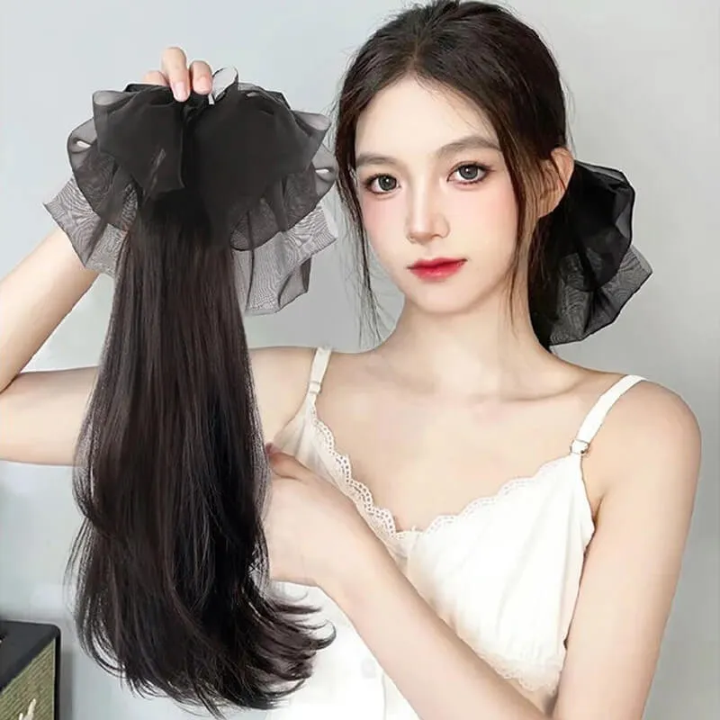 🔥Women's Long Curly Ponytail Wig
